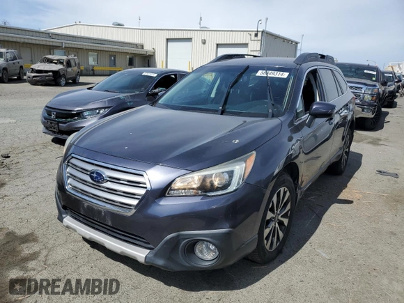 2015 Subaru Outback Limited z VIN 4S4BSAJC8F3336435, wystawiony jako Copart lot #58349314 z przebiegiem 95 969 mil mil oraz Szkoda całkowita • Salvage title. Historia ofert i sprzedaży dostępna na DreamBid. Obrazek 1.