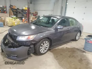 2013 Honda Accord Sdn EX-L with VIN 1HGCR2F84DA804623, listed as a Copart auction lot 53857715 with 291,696 mi miles and Salvage Title. Bid and sale history available at carsss.com. Image 1.