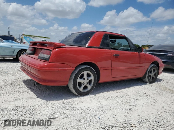 1994 Mercury Capri z VIN 6MPLT01Z2R8600768, wystawiony jako Copart lot #55143905 z przebiegiem 841 607 mil mil oraz Czysty tytuł • Clean title. Historia ofert i sprzedaży dostępna na DreamBid. Obrazek 3.