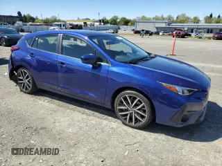 2024 Subaru Impreza Sport with VIN JF1GUAFC2R8230556, listed as a Copart auction lot 51766375 with 17,973 mi miles and Salvage Title. Bid and sale history available at carsss.com. Image 4.