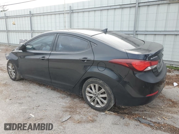 2015 Hyundai Elantra SE z VIN 5NPDH4AE4FH617845, wystawiony jako Copart lot #84423864 z przebiegiem Nie podano mil oraz Nie do naprawy. Historia ofert i sprzedaży dostępna na DreamBid. Obrazek 2.