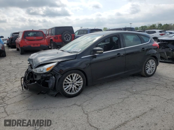 2017 Ford Focus Titanium with VIN 1FADP3N29HL229088, listed as a Copart auction lot 55612415 with 111,355 mi miles and Salvage title. Bid and sale history available at DreamBid. Image 1.