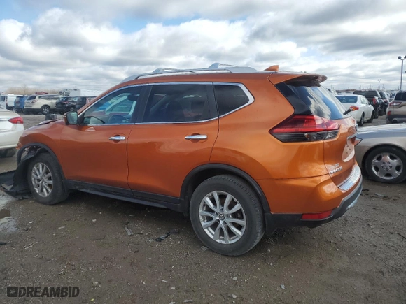 2017 Nissan Rogue SL with VIN 5N1AT2MV0HC751344, listed as a Copart auction lot 47810715 with 88,946 mi miles and Salvage Title. Bid and sale history available at carsss.com. Image 2.