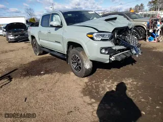 2023 Toyota Tacoma 4WD SR with VIN 3TYCZ5ANXPT168797, listed as a Copart auction lot 48061035 with NaN miles and Salvage Title. Bid and sale history available at carsss.com. Image 11.