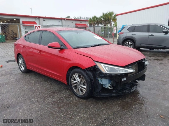 2020 Hyundai Elantra SEL with VIN 5NPD84LF0LH562599, listed as a IAAI auction lot 41395398 with 118,317 mi miles. Bid and sale history available at carsss.com. Image 1.