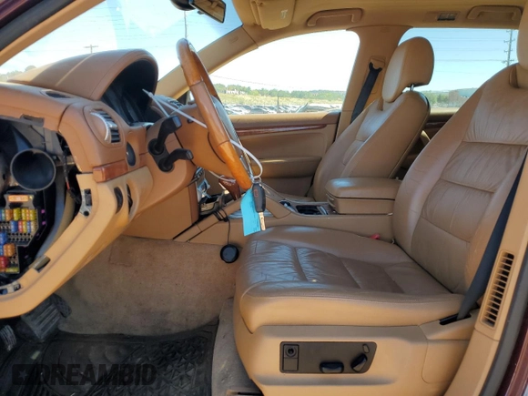 2005 Porsche Cayenne with VIN WP1AA29P85LA21664, listed as a Copart auction lot 73196154 with 0 mi miles and Salvage Title. Bid and sale history available at carsss.com. Image 7.