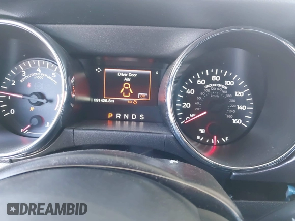 2016 Ford Mustang EcoBoost with VIN 1FA6P8TH8G5242740, listed as a IAAI auction lot 41669556 with 91,426 mi miles. Bid and sale history available at carsss.com. Image 7.