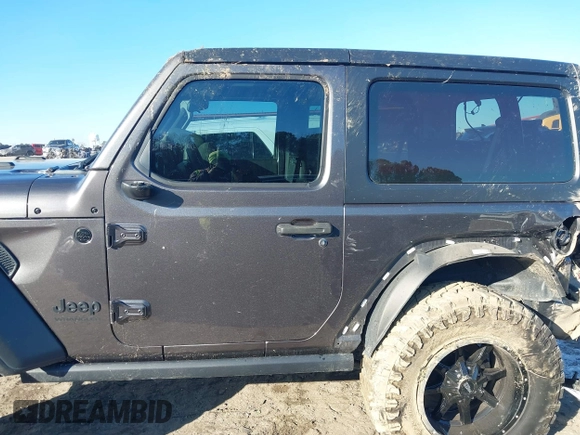 2021 Jeep Wrangler Sport S with VIN 1C4GJXAGXMW863259, listed as a IAAI auction lot 41399671 with 41,270 mi miles and . Bid and sale history available at DreamBid. Image 14.