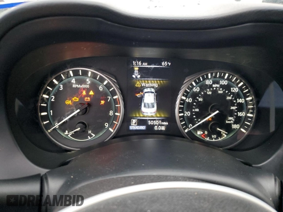 2022 Infiniti Q50 LUXE with VIN JN1EV7BR5NM342302, listed as a Copart auction lot 50257285 with 50,501 mi miles and Salvage Title. Bid and sale history available at carsss.com. Image 9.