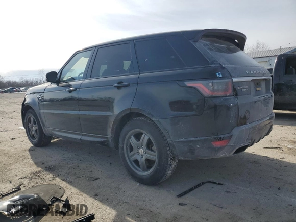 2018 Land Rover Range Rover Sport HSE with VIN SALWR2RV2JA191693, listed as a Copart auction lot 42331355 with 100,487 mi miles and Salvage Title. Bid and sale history available at carsss.com. Image 2.