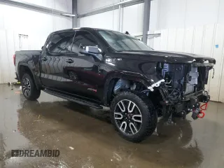 2022 GMC Sierra 1500 Limited AT4 with VIN 1GTP9EEL0NZ153596, listed as a Copart auction lot 85247744 with 40,471 mi miles and Salvage Title. Bid and sale history available at carsss.com. Image 4.