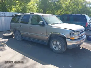 2001 Chevrolet Tahoe LT with VIN 1GNEK13T31R129995, listed as a IAAI auction lot 42717886 with Not provided miles and . Bid and sale history available at DreamBid. Image 1.