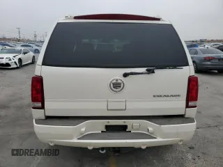 2002 Cadillac Escalade with VIN 1GYEK63N22R155121, listed as a Copart auction lot 59901375 with 159,412 mi miles and Salvage title. Bid and sale history available at DreamBid. Image 6.