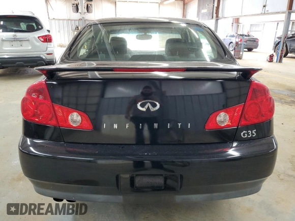 2003 Infiniti G35 w/Leather with VIN JNKCV51EX3M323960, listed as a Copart auction lot 74465534 with 208,433 mi miles and Salvage Title. Bid and sale history available at DreamBid. Image 6.
