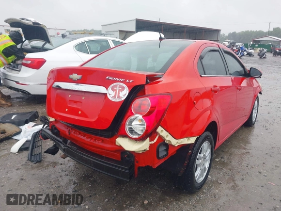 2012 Chevrolet Sonic LT with VIN 1G1JC5SH4C4160545, listed as a IAAI auction lot 42355602 with 181,390 mi miles and . Bid and sale history available at DreamBid. Image 4.