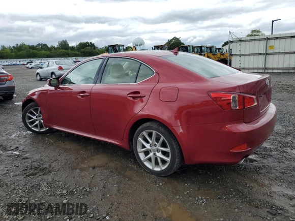 2012 Lexus IS 350 z VIN JTHCE5C26C5002981, wystawiony jako Copart lot #58119135 z przebiegiem Nie podano mil oraz Szkoda całkowita • Salvage title. Historia ofert i sprzedaży dostępna na DreamBid. Obrazek 2.