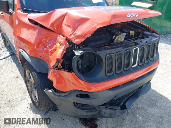 2017 Jeep Renegade Sport with VIN ZACCJAABXHPF61957, listed as a IAAI auction lot 42775922 with 124,571 mi miles and . Bid and sale history available at DreamBid. Image 18.