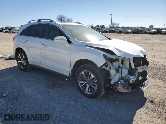 2016 Acura RDX Advance Pkg with VIN 5J8TB3H76GL003019, listed as a Copart auction lot 87494044 with 33,552 mi miles and Salvage Title. Bid and sale history available at carsss.com. Image 4.