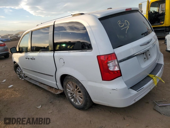 2014 Chrysler Town & Country Touring-L with VIN 2C4RC1CG7ER310737, listed as a Copart auction lot 81495244 with 129,021 mi miles and Salvage Title. Bid and sale history available at carsss.com. Image 2.