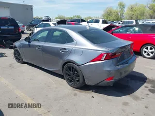 2014 Lexus IS 250 with VIN JTHBF1D27E5021235, listed as a IAAI auction lot 42047503 with 223,521 mi miles and . Bid and sale history available at DreamBid. Image 3.