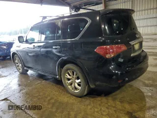 2012 Infiniti QX56 7-passenger with VIN JN8AZ2NF0C9515880, listed as a Copart auction lot 79430204 with 190,635 mi miles and Clean Title. Bid and sale history available at carsss.com. Image 3.