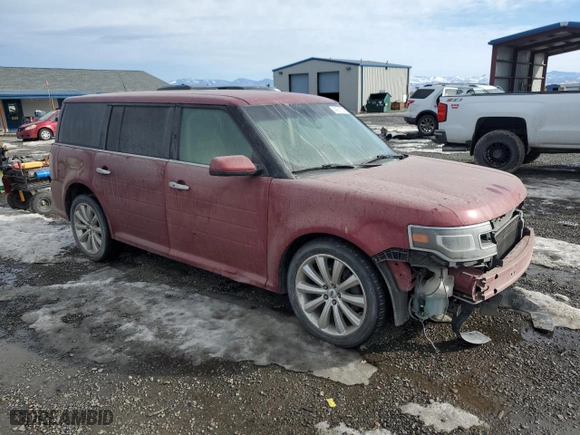 2013 Ford Flex Limited w/EcoBoost with VIN 2FMHK6DTXDBD12170, listed as a Copart auction lot 44211355 with 182,306 mi miles and Salvage Title. Bid and sale history available at carsss.com. Image 4.