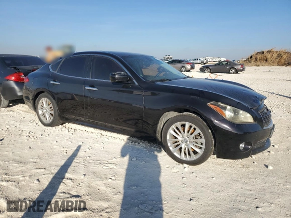 2012 Infiniti M with VIN JN1BY1APXCM334457, listed as a Copart auction lot 82356954 with Not Provided miles and Salvage Title. Bid and sale history available at carsss.com. Image 4.