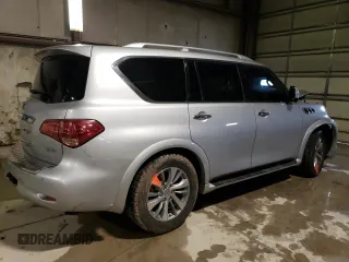 2017 Infiniti QX80 with VIN JN8AZ2NE3H9154840, listed as a Copart auction lot 37510004 with 0 mi miles. Bid and sale history available at carsss.com. Image 3.