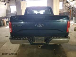 2016 Ford F-150 XLT with VIN 1FTEW1EP5GKF87634, listed as a Copart auction lot 48492505 with 214,518 mi miles and Salvage Title. Bid and sale history available at carsss.com. Image 6.