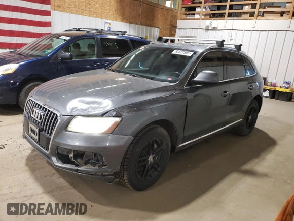2015 Audi Q5 Premium Plus with VIN WA1LFAFP2FA074636, listed as a Copart auction lot 60327565 with 132,084 mi miles and Salvage title. Bid and sale history available at DreamBid. Image 1.