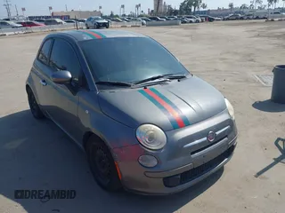 2012 FIAT 500 Pop with VIN 3C3CFFAR5CT303797, listed as a IAAI auction lot 42606833 with 128,973 mi miles and . Bid and sale history available at DreamBid. Image 1.