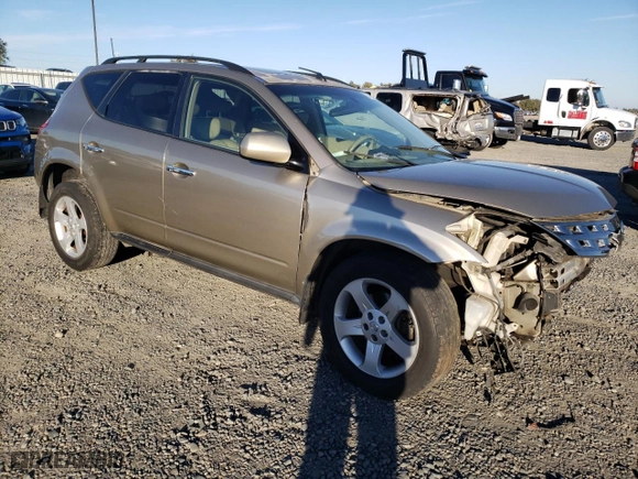 2005 Nissan Murano SL with VIN JN8AZ08W25W408446, listed as a Copart auction lot 79455024 with 153,168 mi miles and Non Repairable. Bid and sale history available at carsss.com. Image 4.