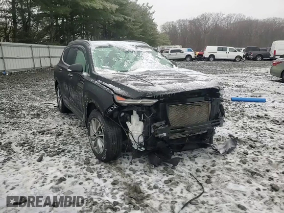 2019 Hyundai Santa Fe Limited with VIN 5NMS5CAD6KH000603, listed as a Copart auction lot 44112055 with 71,460 mi miles and Salvage Title. Bid and sale history available at carsss.com. Image 12.