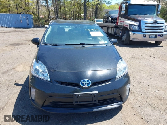 2013 Toyota Prius One with VIN JTDKN3DU3D5615711, listed as a IAAI auction lot 42119419 with 222,734 mi miles. Bid and sale history available at carsss.com. Image 12.