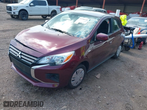 2024 Mitsubishi Mirage ES z VIN ML32AUHJ0RH024469, wystawiony jako IAAI lot #42394732 z przebiegiem 12 869 mil mil oraz . Historia ofert i sprzedaży dostępna na DreamBid. Obrazek 17.