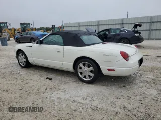 2002 Ford Thunderbird w/Hardtop Premium with VIN 1FAHP60A22Y120354, listed as a Copart auction lot 86626934 with 100,030 mi miles and Salvage Title. Bid and sale history available at carsss.com. Image 2.