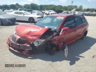 2005 Pontiac Vibe with VIN 5Y2SL63895Z476030, listed as a Copart auction lot 69835614 with 0 mi miles and Salvage Title. Bid and sale history available at carsss.com. Image 1.