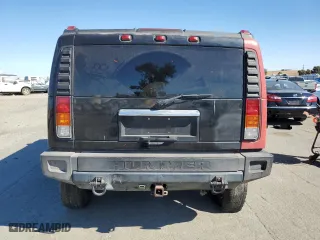2003 Hummer H2 with VIN 5GRGN23U73H113541, listed as a Copart auction lot 75551354 with 0 mi miles and Non Repairable. Bid and sale history available at carsss.com. Image 6.