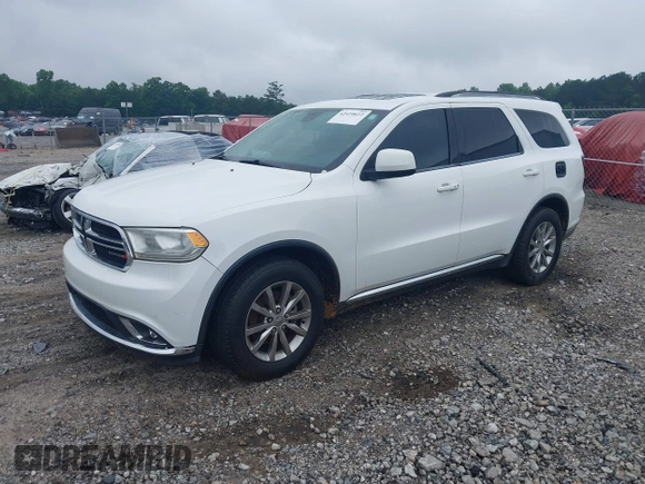 2016 Dodge Durango SXT with VIN 1C4RDHAG2GC330995, listed as a IAAI auction lot 42410612 with 118,412 mi miles and . Bid and sale history available at DreamBid. Image 2.