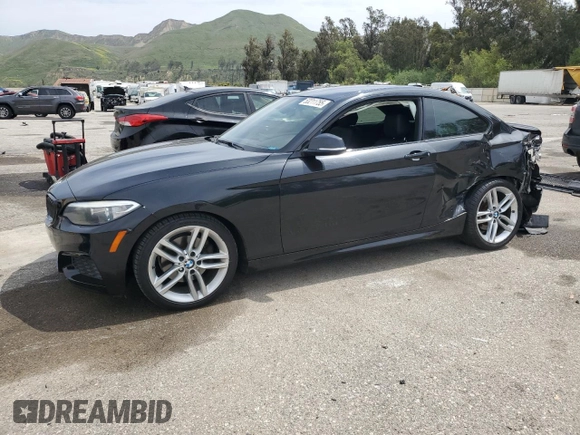 2016 BMW 2 Series 228i z VIN WBA1F9C58GV742509, wystawiony jako Copart lot #53211755 z przebiegiem 91 200 mil mil oraz Szkoda całkowita • Salvage title. Historia ofert i sprzedaży dostępna na DreamBid. Obrazek 1.