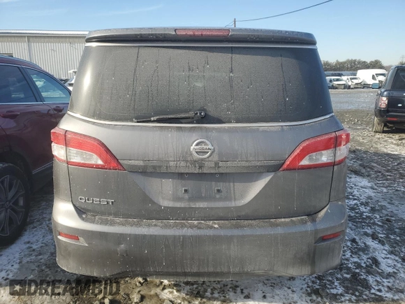 2015 Nissan Quest SV z VIN JN8AE2KP6F9130272, wystawiony jako Copart lot #42301055 z przebiegiem 282 779 mil mil oraz Tytuł czysty. Historia ofert i sprzedaży dostępna na DreamBid. Obrazek 6.