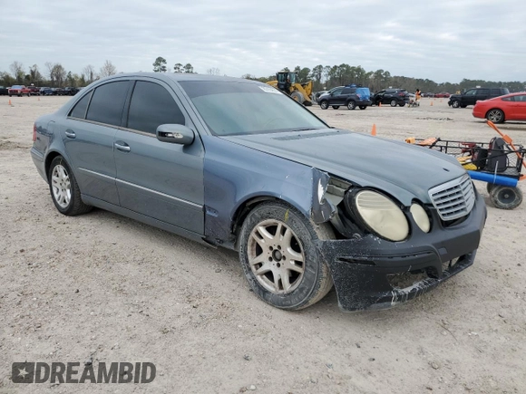 2005 Mercedes-Benz E-Class 3.2L with VIN WDBUF65J25A655040, listed as a Copart auction lot 87414674 with 147,847 mi miles and Salvage Title. Bid and sale history available at carsss.com. Image 4.