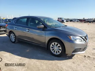 2019 Nissan Sentra S with VIN 3N1AB7AP3KY250735, listed as a Copart auction lot 47048355 with 24,268 mi miles and Clean Title. Bid and sale history available at DreamBid. Image 4.