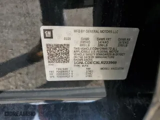 2020 Chevrolet Tahoe Commercial with VIN 1GNLCDECXLR233969, listed as a Copart auction lot 41614085 with 0 mi miles and Salvage Title. Bid and sale history available at carsss.com. Image 13.