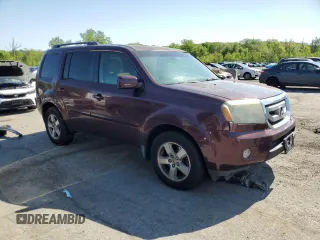 2009 Honda Pilot EX with VIN 5FNYF48439B019642, listed as a Copart auction lot 55782865 with 212,590 mi miles and Salvage Title. Bid and sale history available at DreamBid. Image 4.
