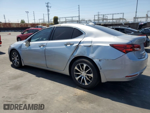 2017 Acura TLX with VIN 19UUB1F36HA006136, listed as a Copart auction lot 50255495 with 76,921 mi miles and Salvage Title. Bid and sale history available at carsss.com. Image 2.