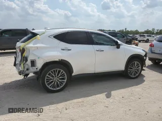 2022 Lexus NX 350h Luxury with VIN JTJHKCEZ9N2005048, listed as a Copart auction lot 71649334 with 23,066 mi miles and Salvage Title. Bid and sale history available at DreamBid. Image 3.
