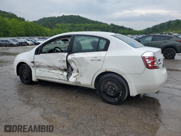 2008 Nissan Sentra S with VIN 3N1AB61E28L715598, listed as a Copart auction lot 59282745 with Not provided miles and Salvage title. Bid and sale history available at DreamBid. Image 2.