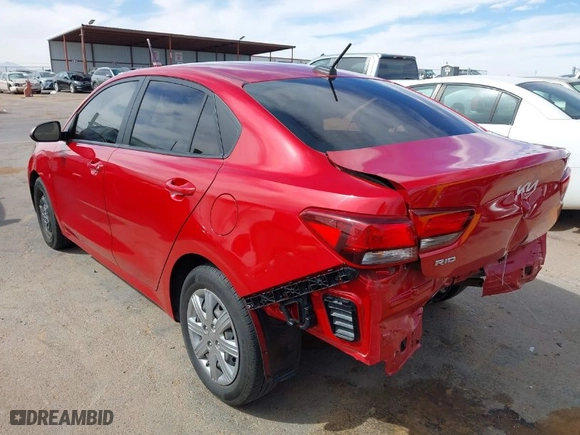 2023 Kia Rio S with VIN 3KPA24AD0PE549982, listed as a IAAI auction lot 41732215 with NaN miles. Bid and sale history available at carsss.com. Image 3.