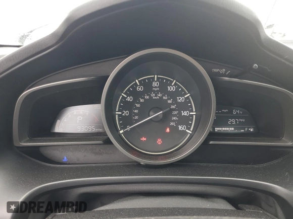 2018 Mazda 3 Touring z VIN 3MZBN1V38JM206424, wystawiony jako Copart lot #57914015 z przebiegiem 93 095 mil mil oraz Szkoda całkowita • Salvage title. Historia ofert i sprzedaży dostępna na DreamBid. Obrazek 9.